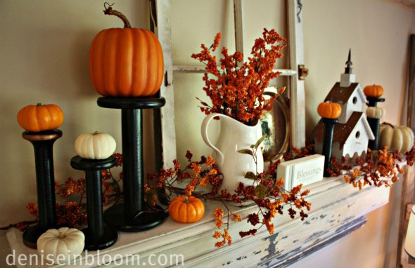 fall mantel decorating ideas