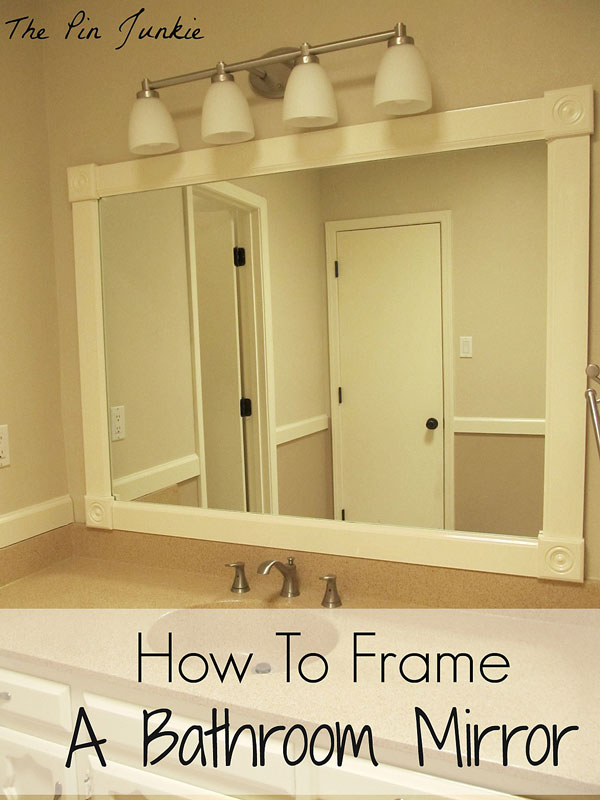 Add a Simple, Stick-On Mirror Frame