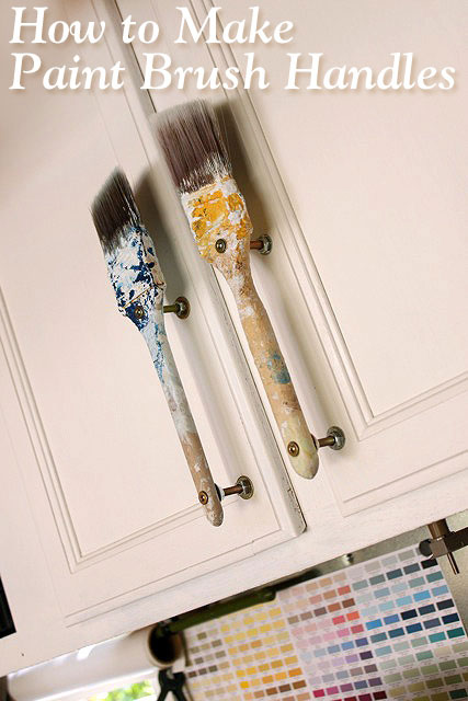 paintbrush cabinet handles