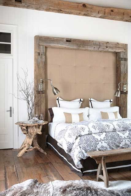 rustic chic bedroom