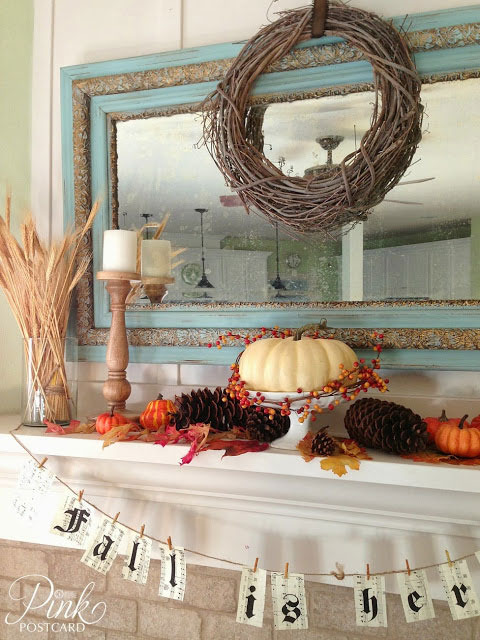 fall mantel decorating ideas