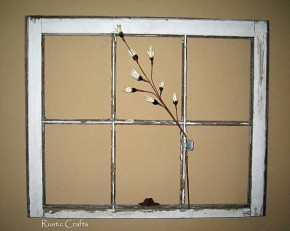 How To Decorate With Old Windows - Rustic Crafts & DIY