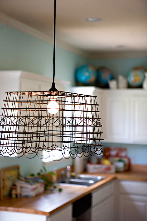 Diy hanging on sale light ideas