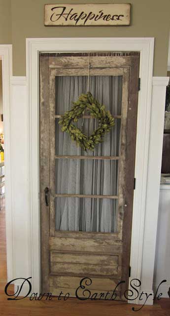 vintage basement door