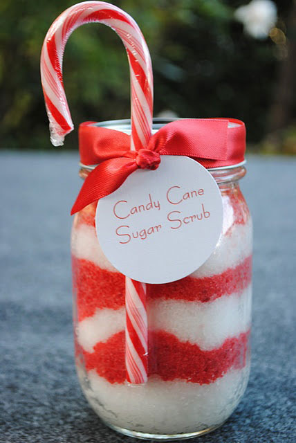 candy cane sugar scrub