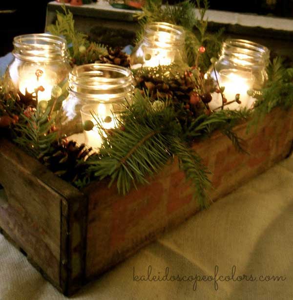 mason jar centerpiece