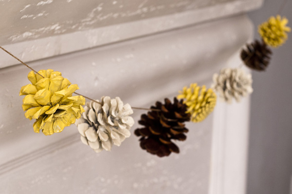 pine cone garland