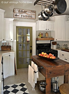 Rustic Vintage Kitchen 290x393 