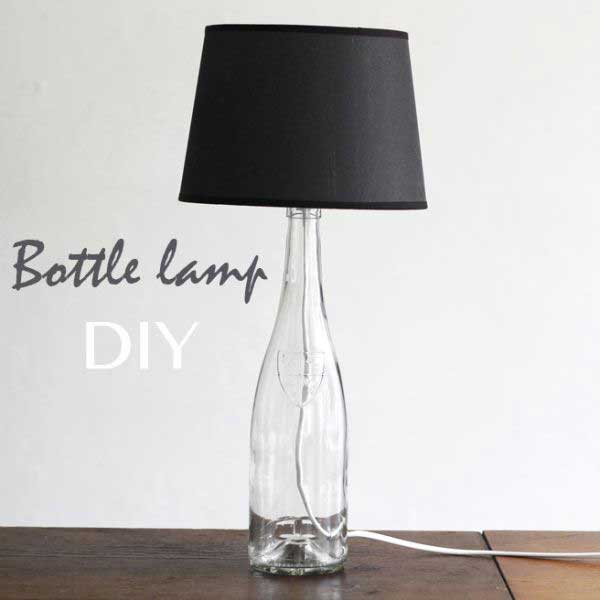bottle lamp diy