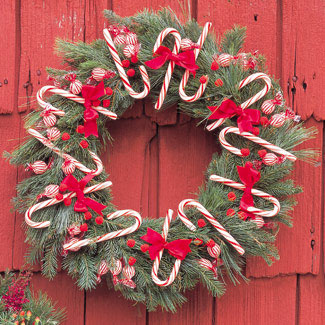 artificial christmas wreath