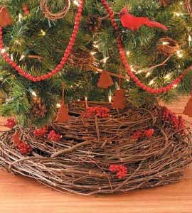 grapevine tree skirt