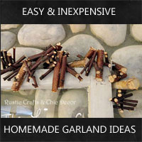 homemade garland ideas by rustic-crafts.com