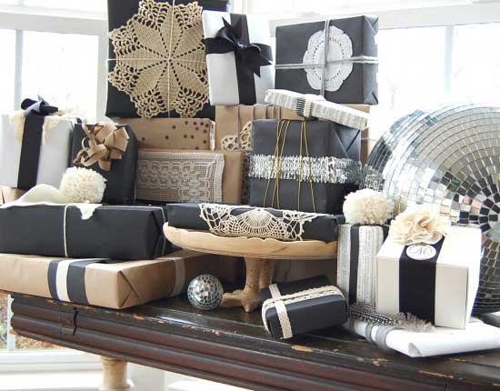 chic gift wrap