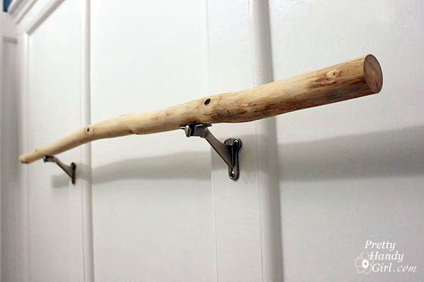 branch towel bar