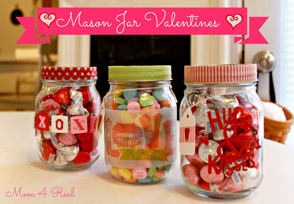 candy mason jars