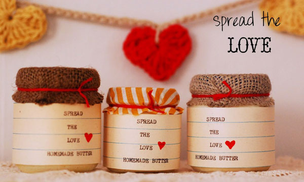 spread the love mason jars