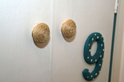 twine wrapped knobs