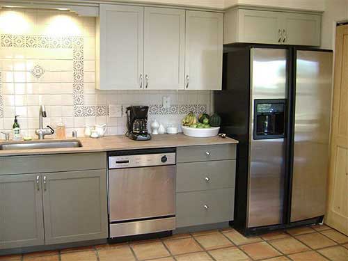 painted kitchen cabinets