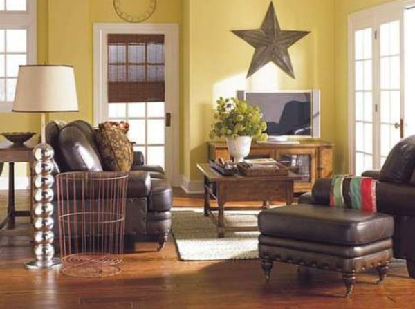 rustic living room design