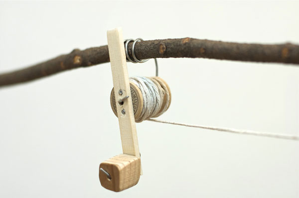 rustic fishing pole