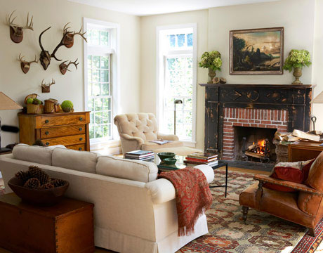 rustic living room