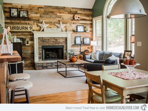 rustic living room