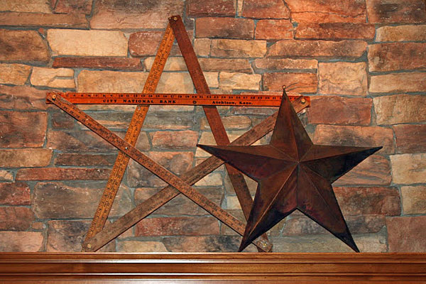 vintage yardstick star