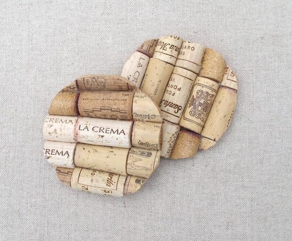 wine cork coasters