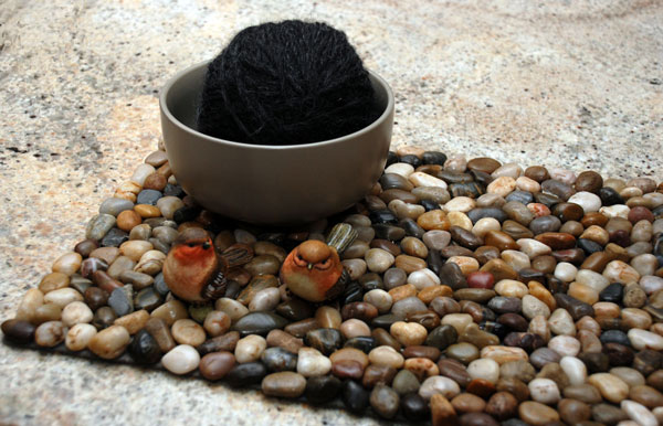 diy stone mat