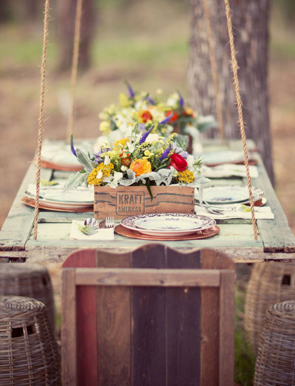 hanging door table