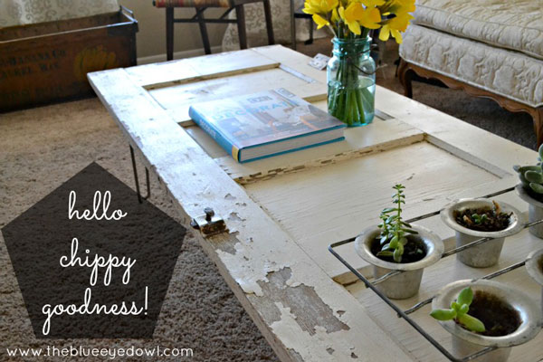 old door coffee table