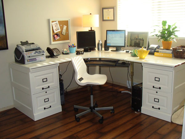 pottery barn inspired desk diy