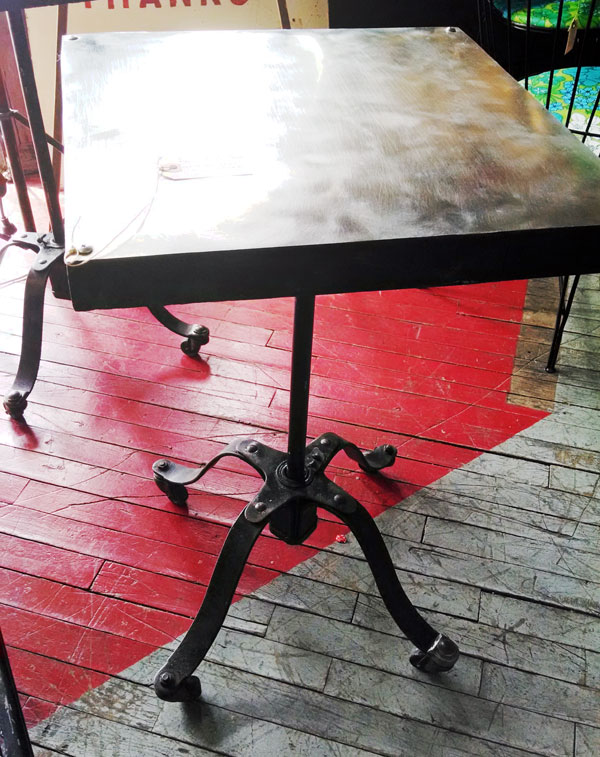 repurposed table