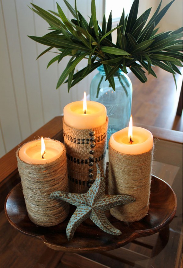 twine candles