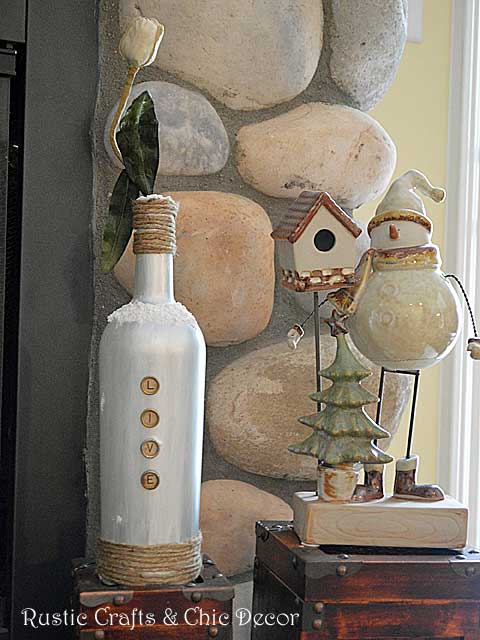 wine bottle vase