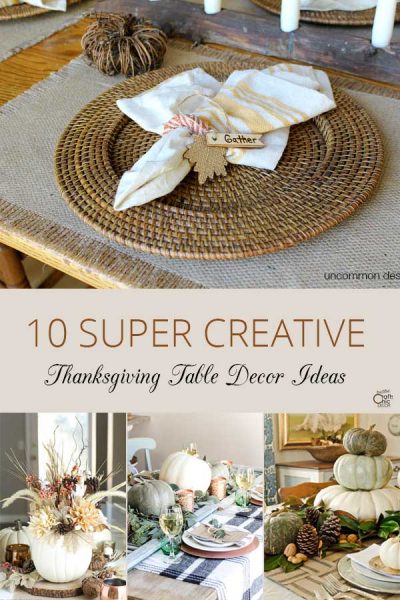 Thanksgiving Table Decor - Rustic Crafts & DIY