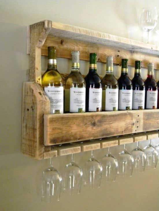 Diy Wine Racks For Your Wall Rustic Crafts Chic Decor