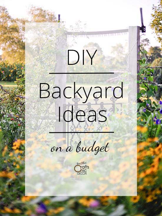 diy backyard ideas on a budget