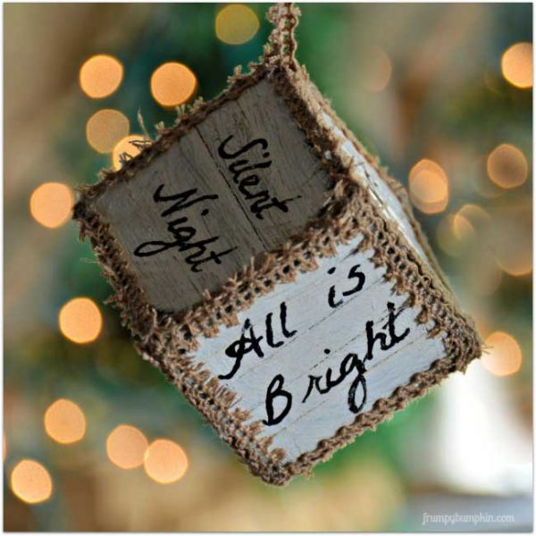 30+ Homemade Christmas Ornaments - Rustic Crafts & DIY