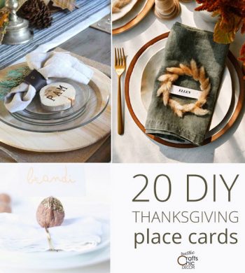 thanksgiving diy place cards
