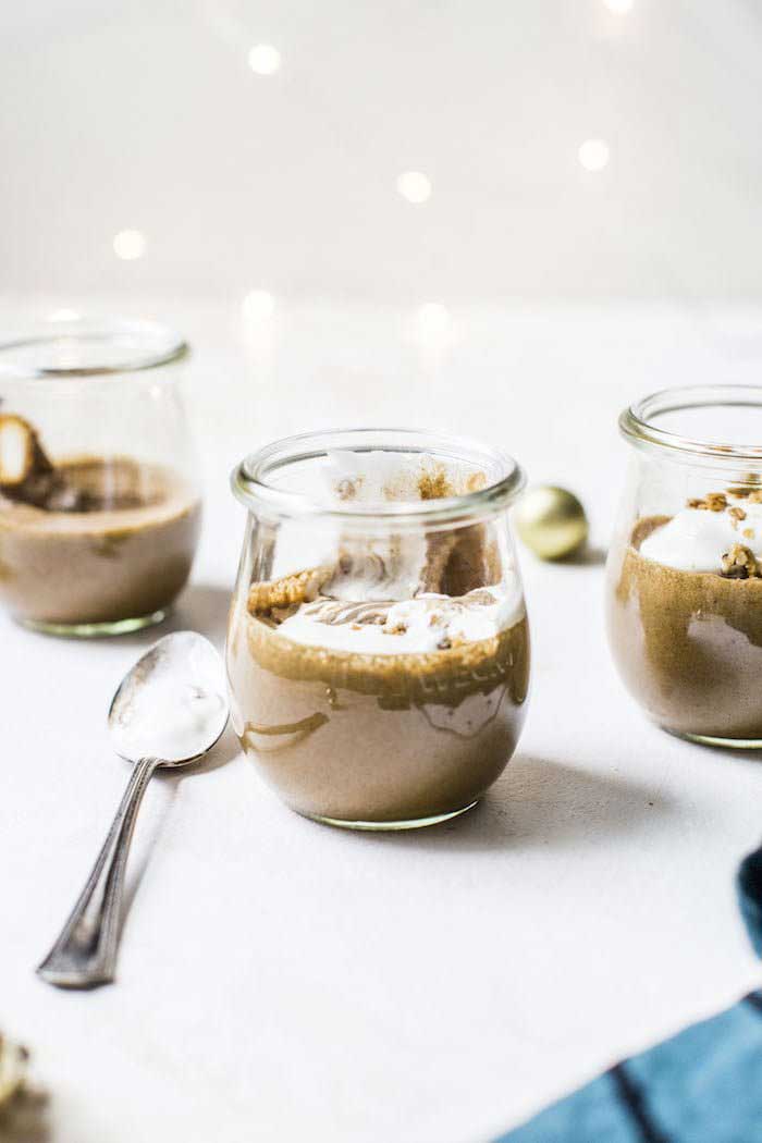 healthy gingerbread mousse