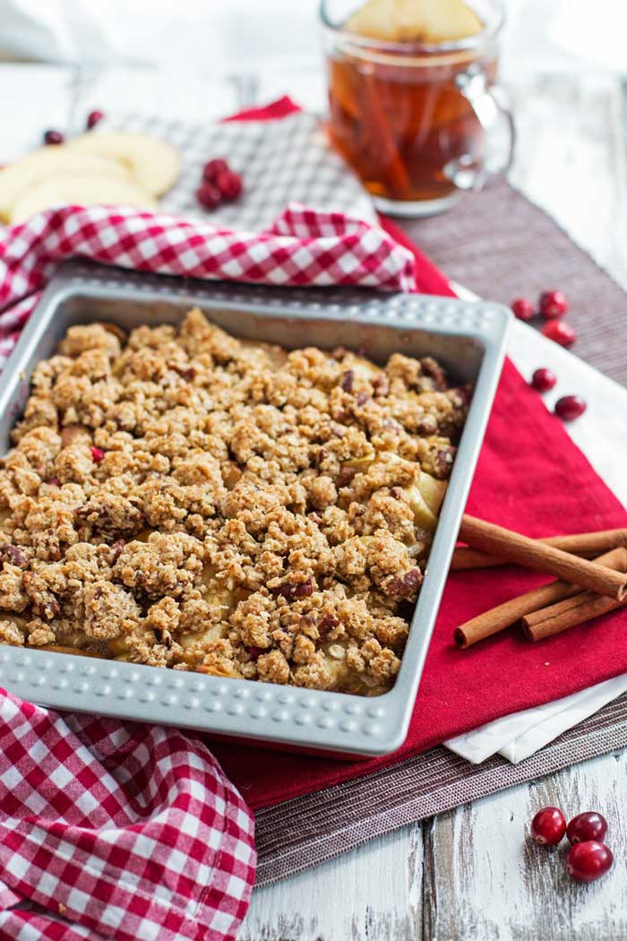 holiday fruit crisp