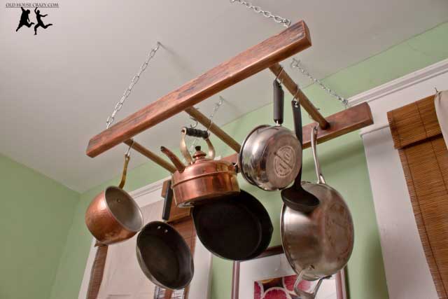 ladder pot rack