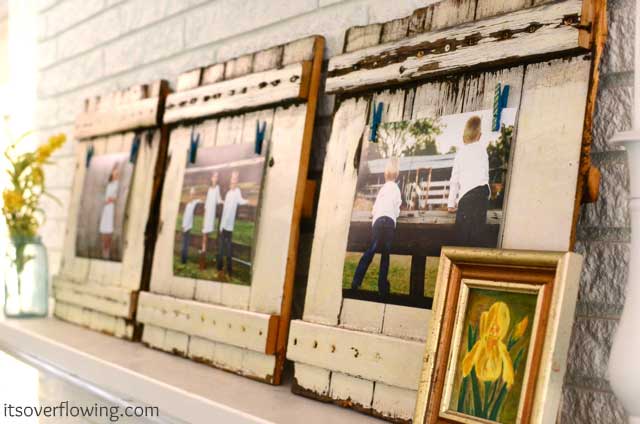 diy reclaimed wood picture frames