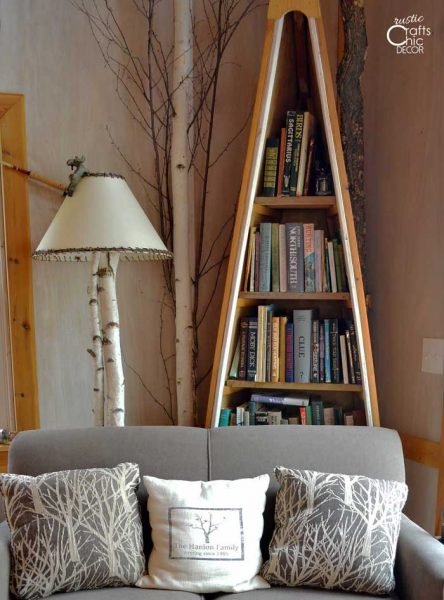 Unique DIY Rustic Bookcases And Shelves - Rustic Crafts & DIY