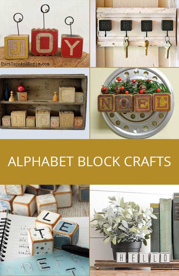 alphabet block crafts