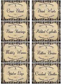bottle labels