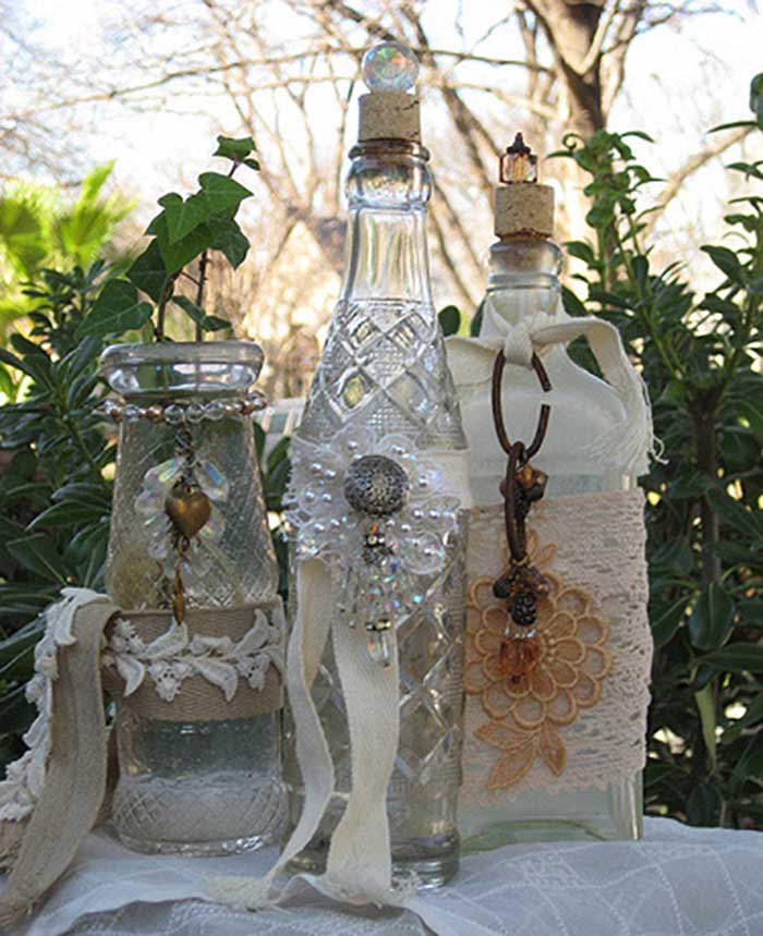 creative things to do with glass bottles