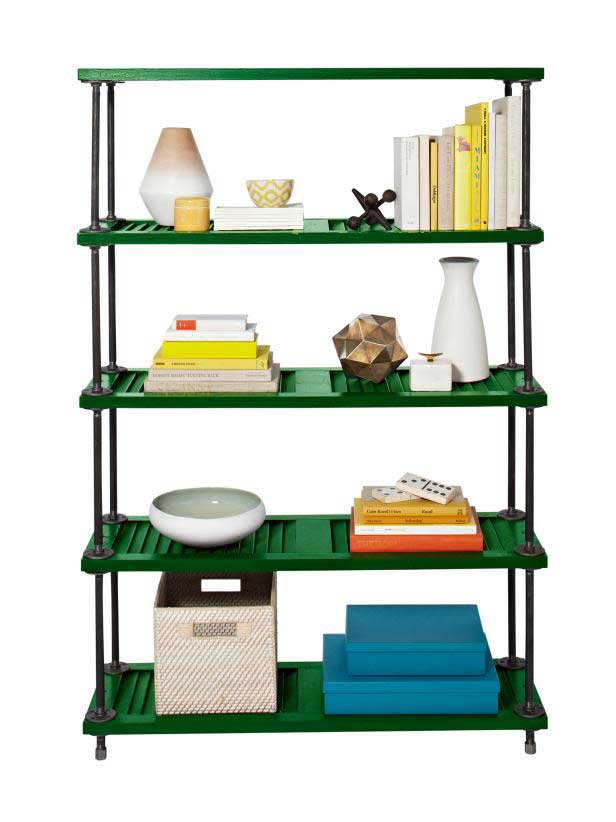 industrial shutter shelving unit