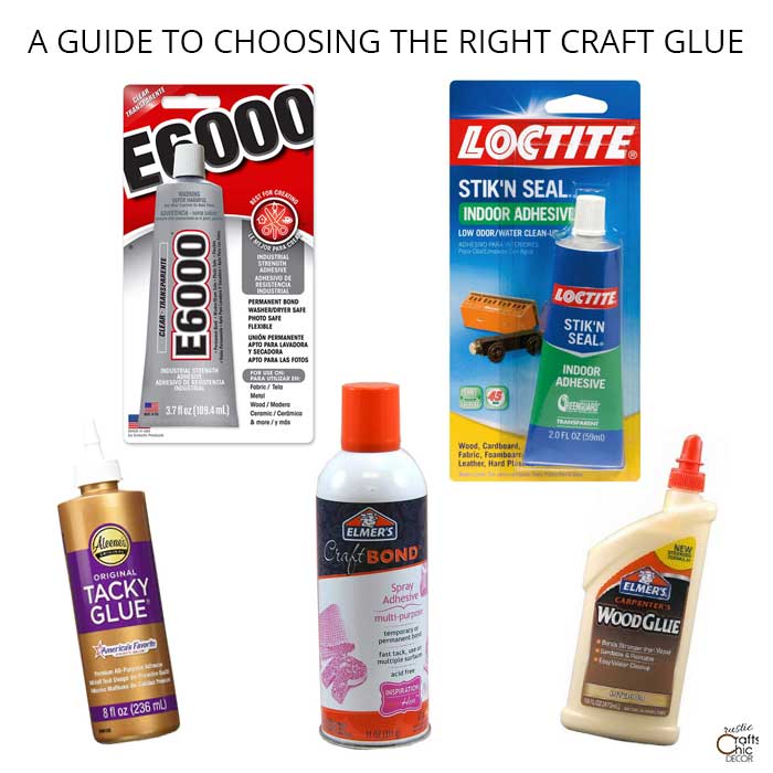 a guide to choosing the right craft glue